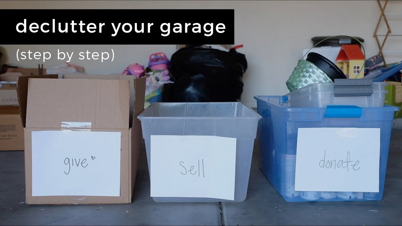 Decluttering Your Garage