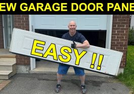 Garage Door Panel Trick