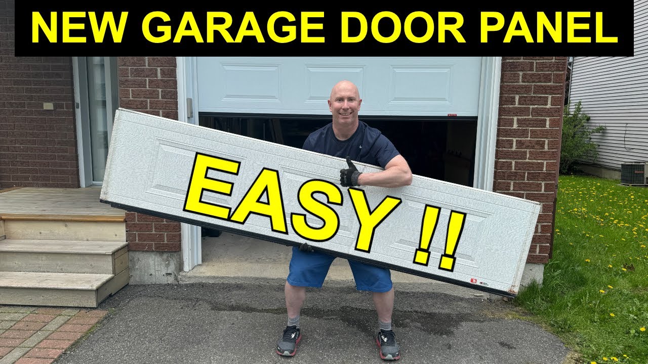 Garage Door Panel Trick